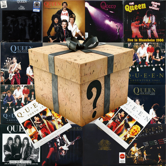 Queen Vinyl Lot of 5 Random LP Records Live Broadcasts Limited Color Mix Rare